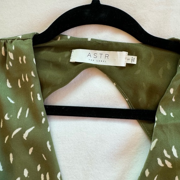 Green Wrap Blouse - Picture 2 of 4